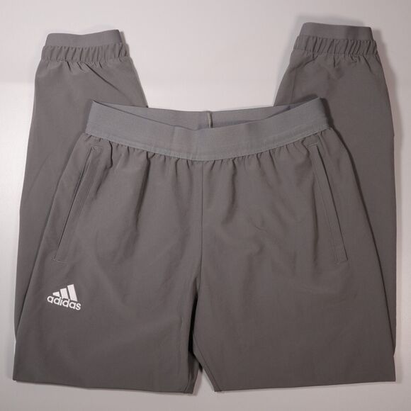 Adidas Team Sideline Woven Training Track Pants Gray IX4871 Men's Medium x 30 - Picture 1 of 11